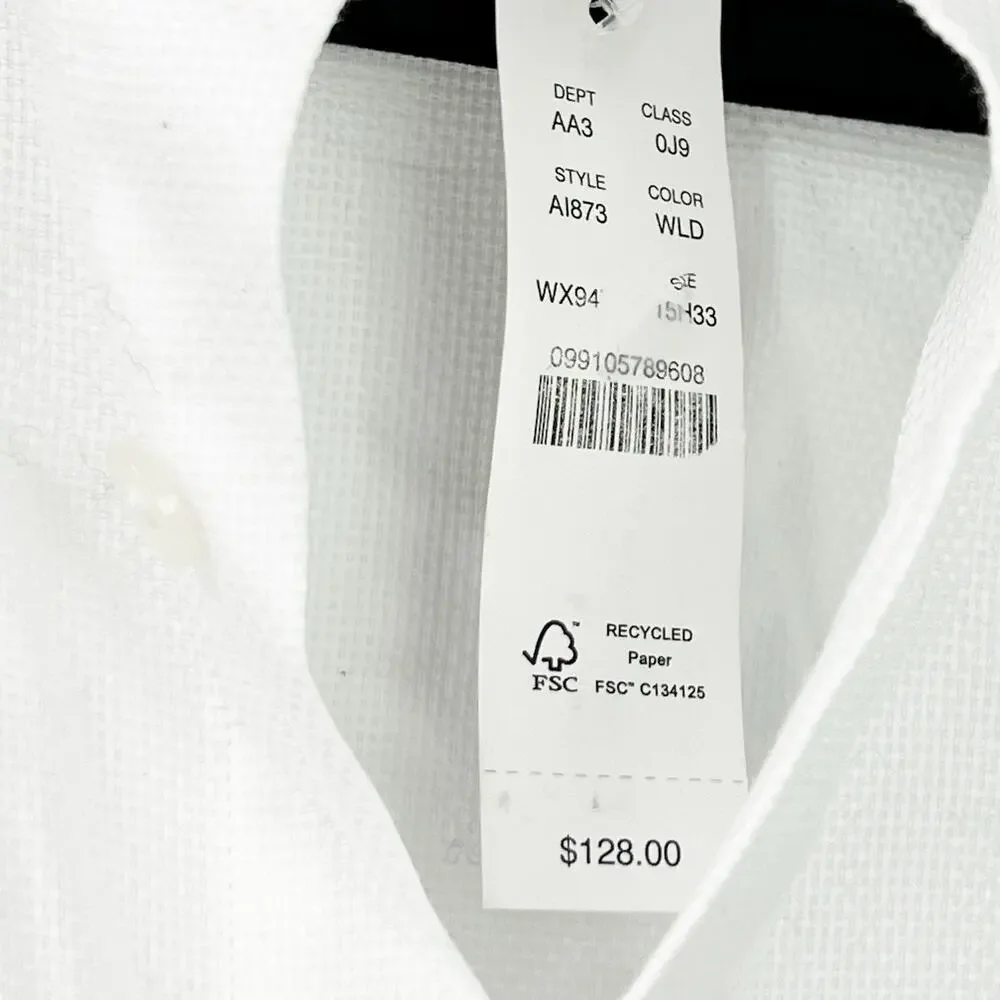 J. Crew Slim-fit Ludlow Premium Fine Cotton Dress Shirt Dobby Size 15.5/33 NWT